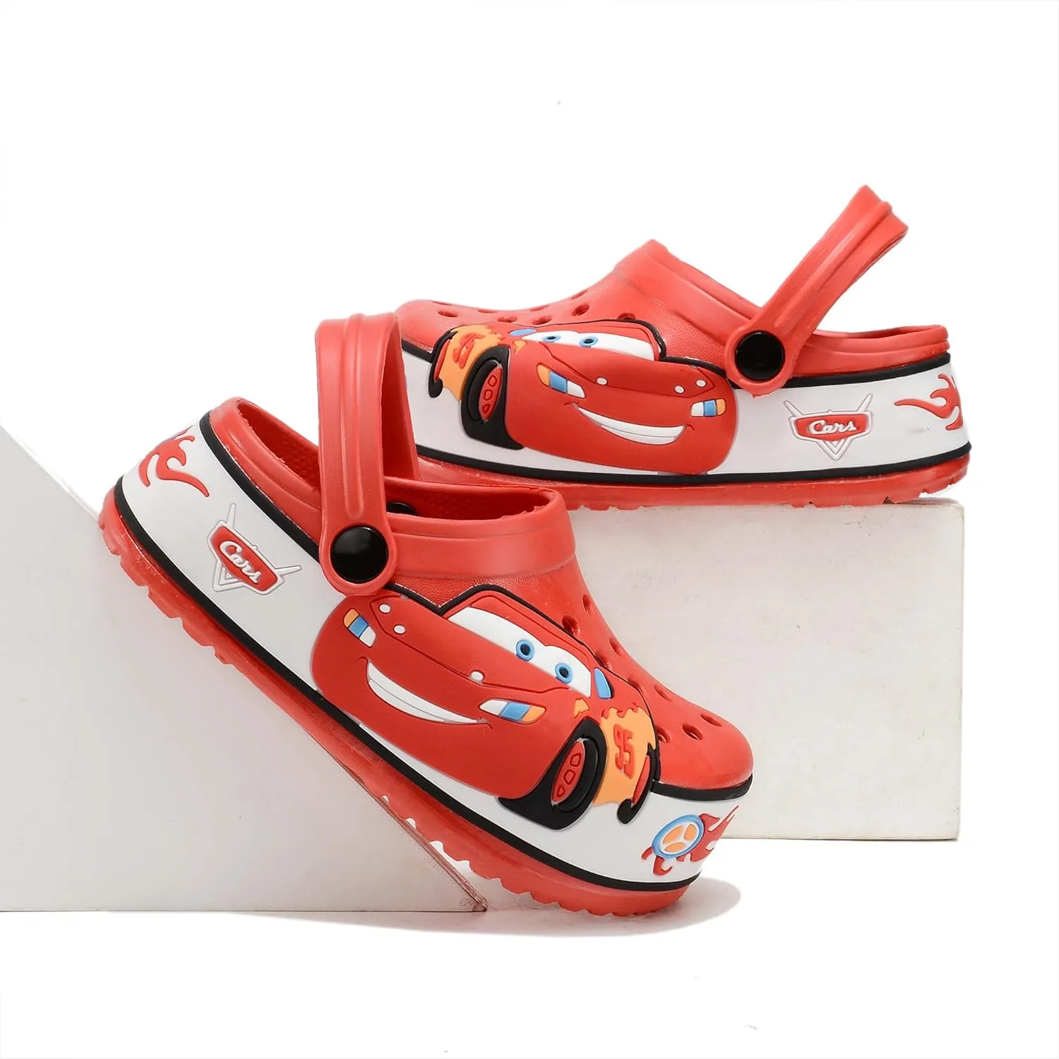 Kids Clogs Shoes Cute Cartoon Slip On Garden Clogs Shoes Toddlers Slippers Sandals Soft Sole Shower Slides Water Shoes