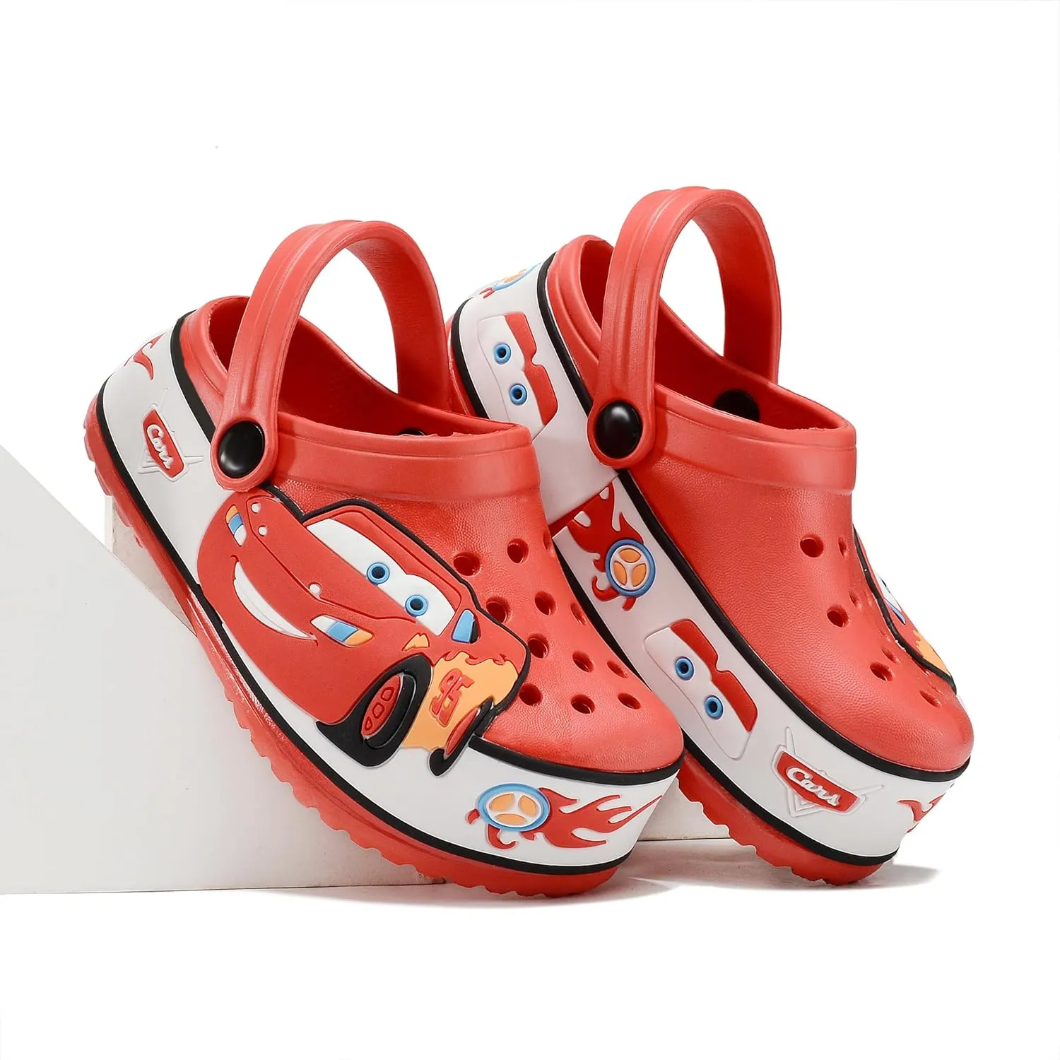 Kids Clogs Shoes Cute Cartoon Slip On Garden Clogs Shoes Toddlers Slippers Sandals Soft Sole Shower Slides Water Shoes