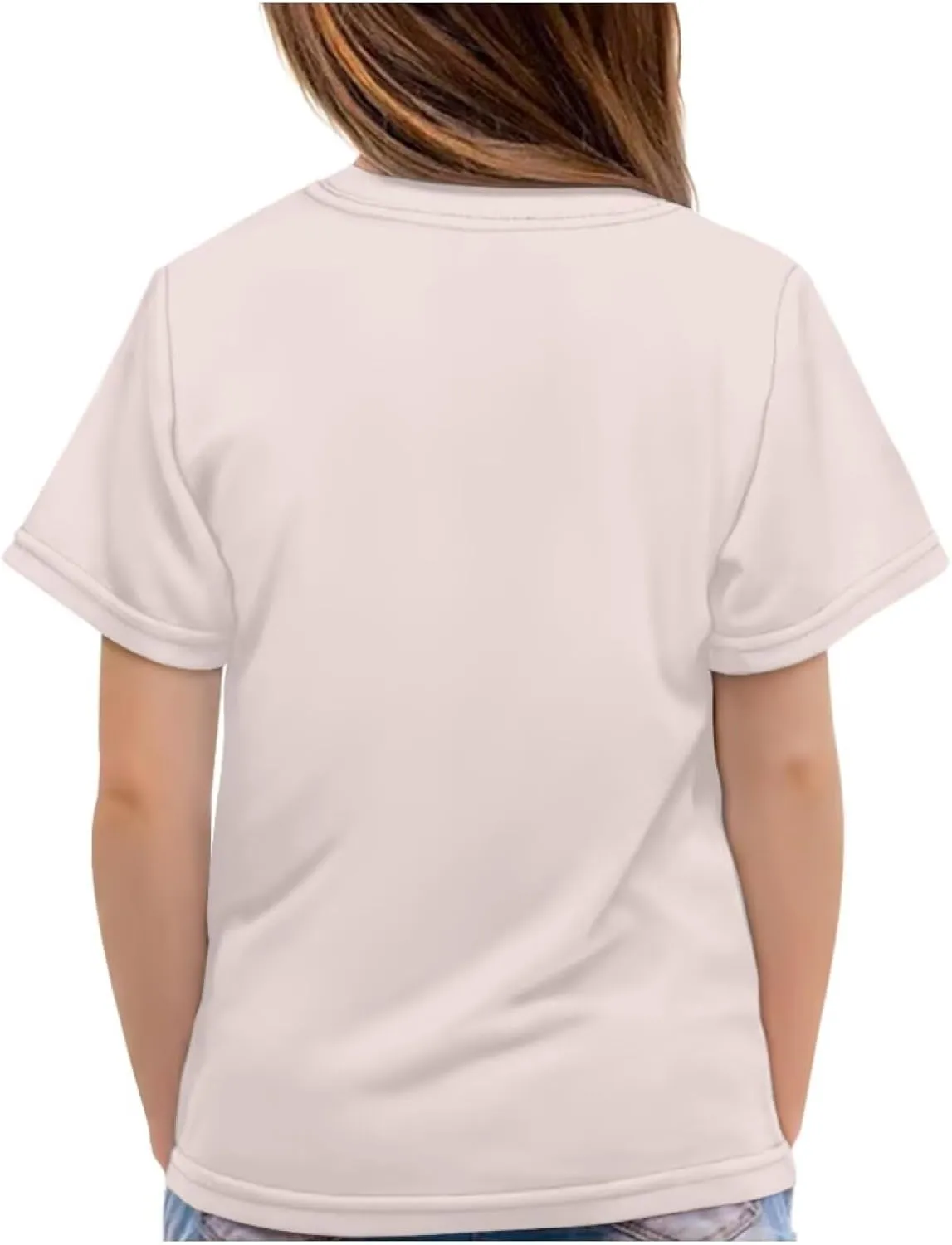 Kids Novelty 3D Graphic T Shirts Funny Print Pullover Tees Short Sleeve Boys Girls T Shirts 3-16 Years