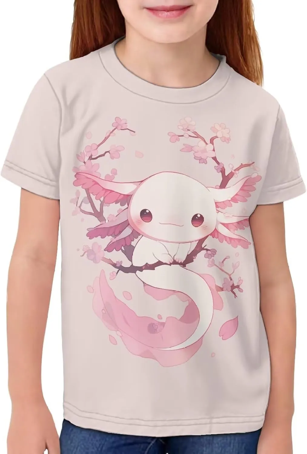 Kids Novelty 3D Graphic T Shirts Funny Print Pullover Tees Short Sleeve Boys Girls T Shirts 3-16 Years