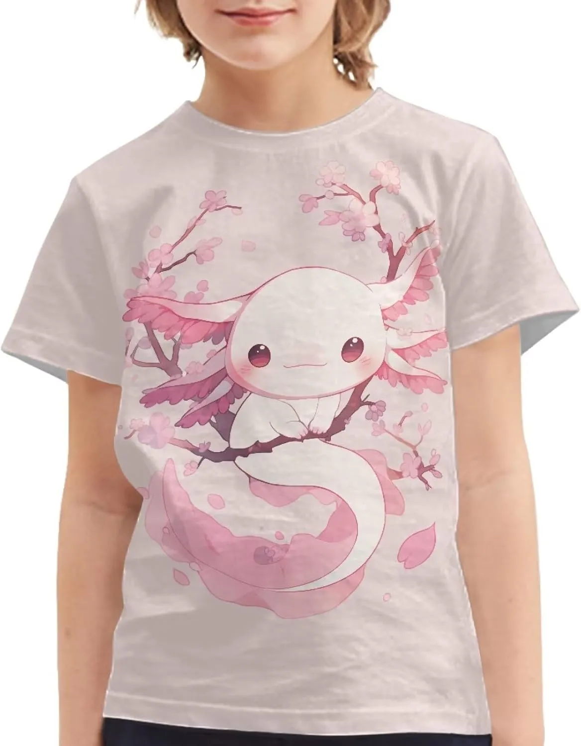 Kids Novelty 3D Graphic T Shirts Funny Print Pullover Tees Short Sleeve Boys Girls T Shirts 3-16 Years