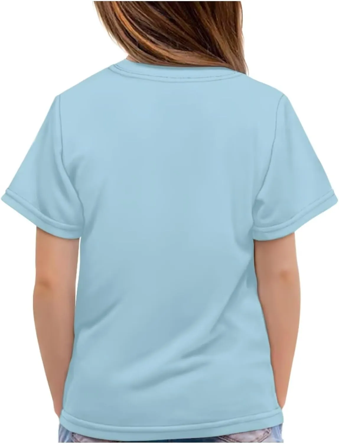 Kids Novelty 3D Graphic T Shirts Funny Print Pullover Tees Short Sleeve Boys Girls T Shirts 3-16 Years