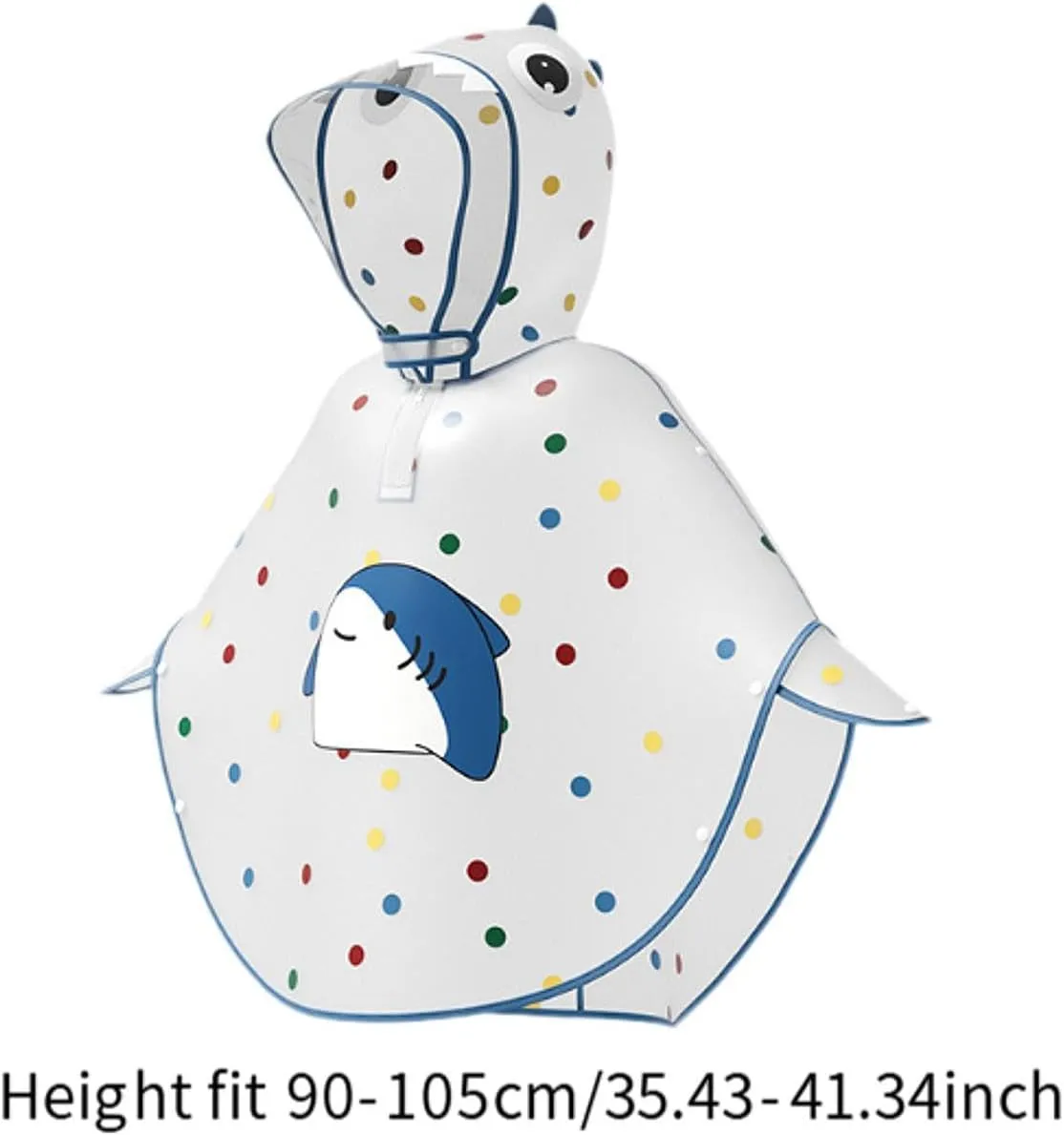 Kids Raincoat, Cartoon Rainproof Boys Rainwear for Outdoor Sports Traveling