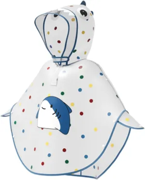 Kids Raincoat, Cartoon Rainproof Boys Rainwear for Outdoor Sports Traveling