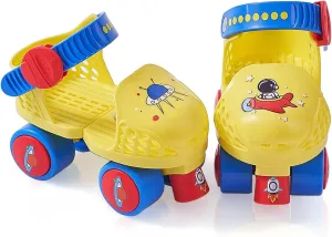 Kids Roller Skates for Girls and Boys Age 2-4 Years Old,Adjustable Quad Toddler Children Beginner Roller Skates
