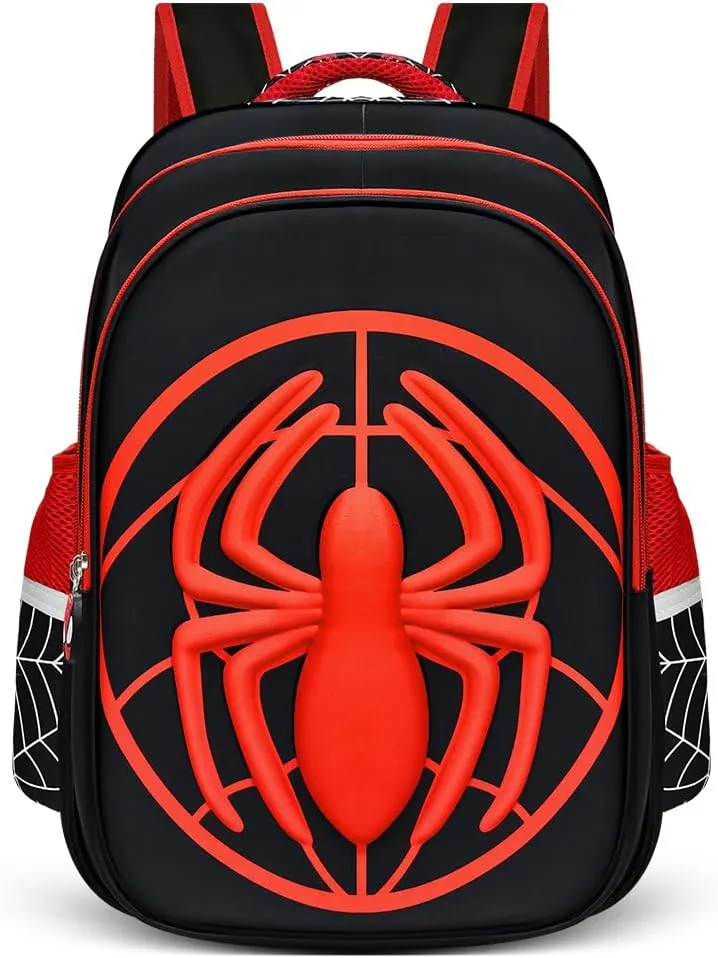 Kids School Backpack,16.5" Super Hero Cartoon Schoolbag Lightweight Waterproof Book Bag for Kids Boys Large Capacity Back to School Children Supplies Birthday,Halloween,Christmas Gifts