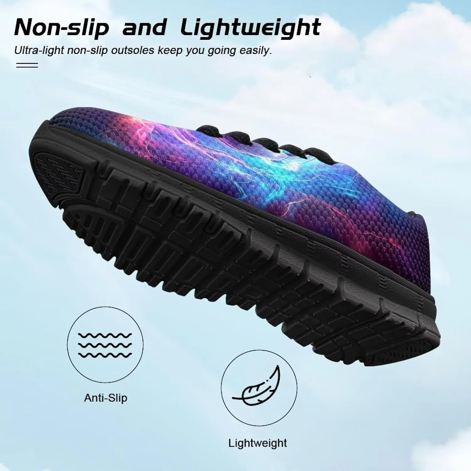 Kids Shoes for Boys Lightweight Athletic Running Shoes Toy Car Print Tennis Shoes Non Slip Breathable Mesh School Sports Sneakers