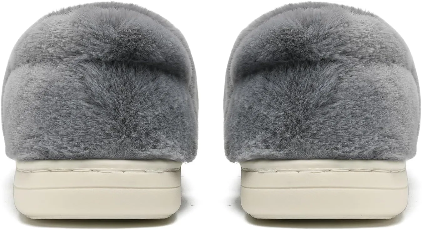 Kids Smile Face Slippers for Boys Girls, Cute Plush Fuzzy Toddler Infant Happy Face Slippers, Indoor Outdoor Non-slip Robber Sole with Memory Foam Warm Pillow House Shoes