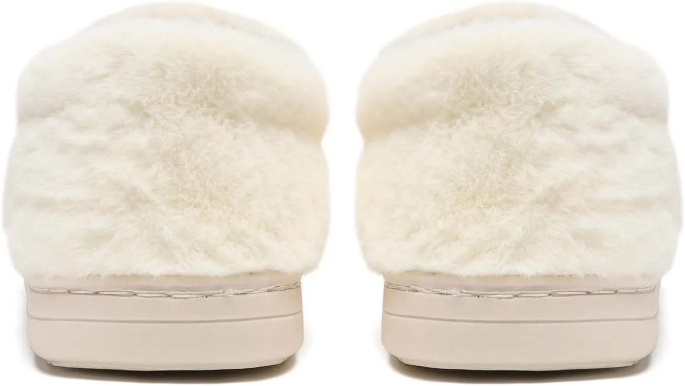 Kids Smile Face Slippers for Boys Girls, Cute Plush Fuzzy Toddler Infant Happy Face Slippers, Indoor Outdoor Non-slip Robber Sole with Memory Foam Warm Pillow House Shoes
