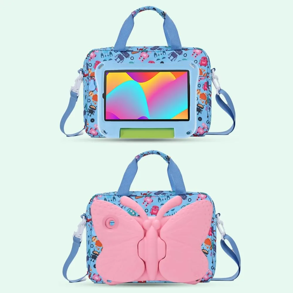 Kids Tablet Bag for Boy Girl Dinosaur Tablet Sleeve Carrying Case with Handle Shoulder Strap 13 inch Tablet Travel Bag