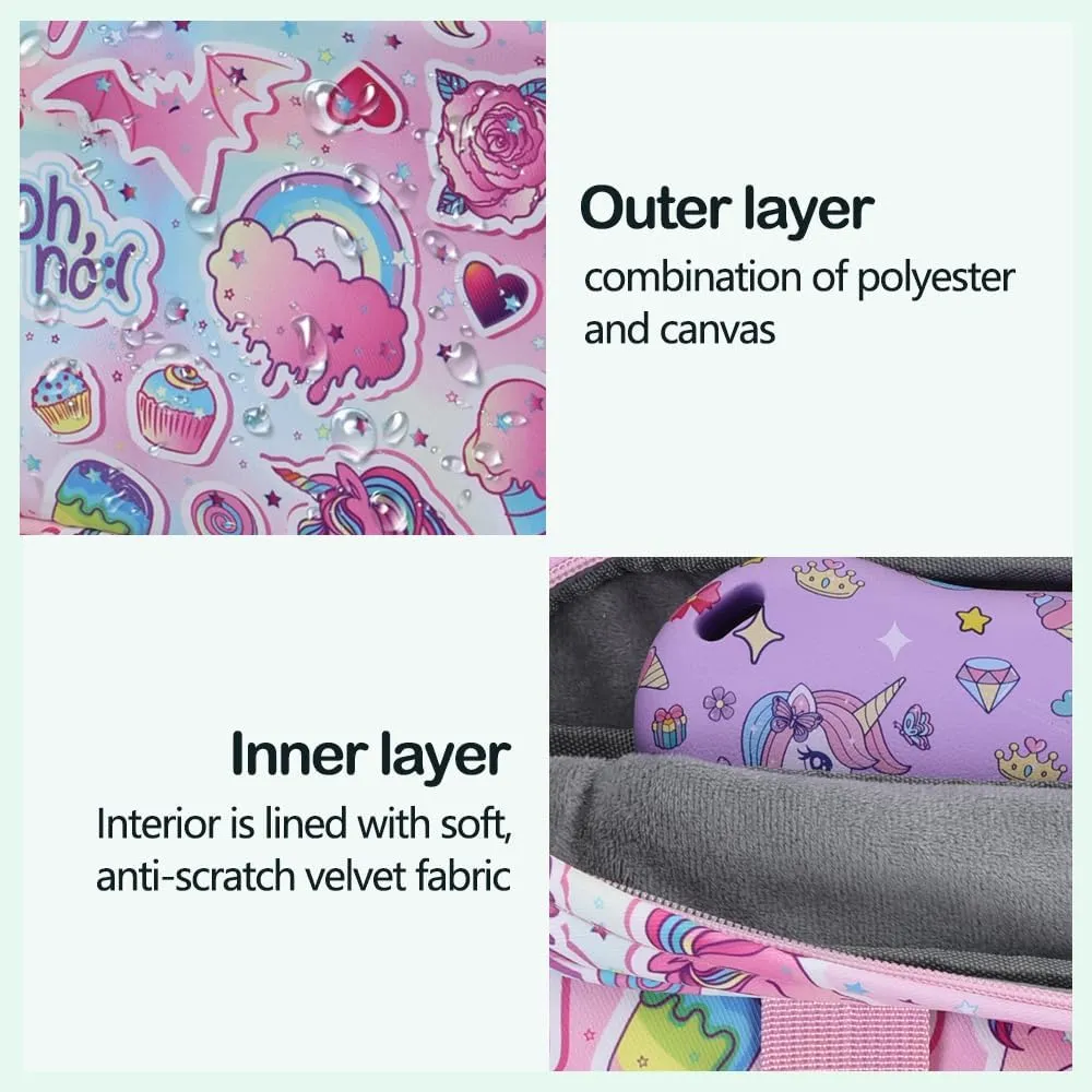 Kids Tablet Bag for Boy Girl Dinosaur Tablet Sleeve Carrying Case with Handle Shoulder Strap 13 inch Tablet Travel Bag