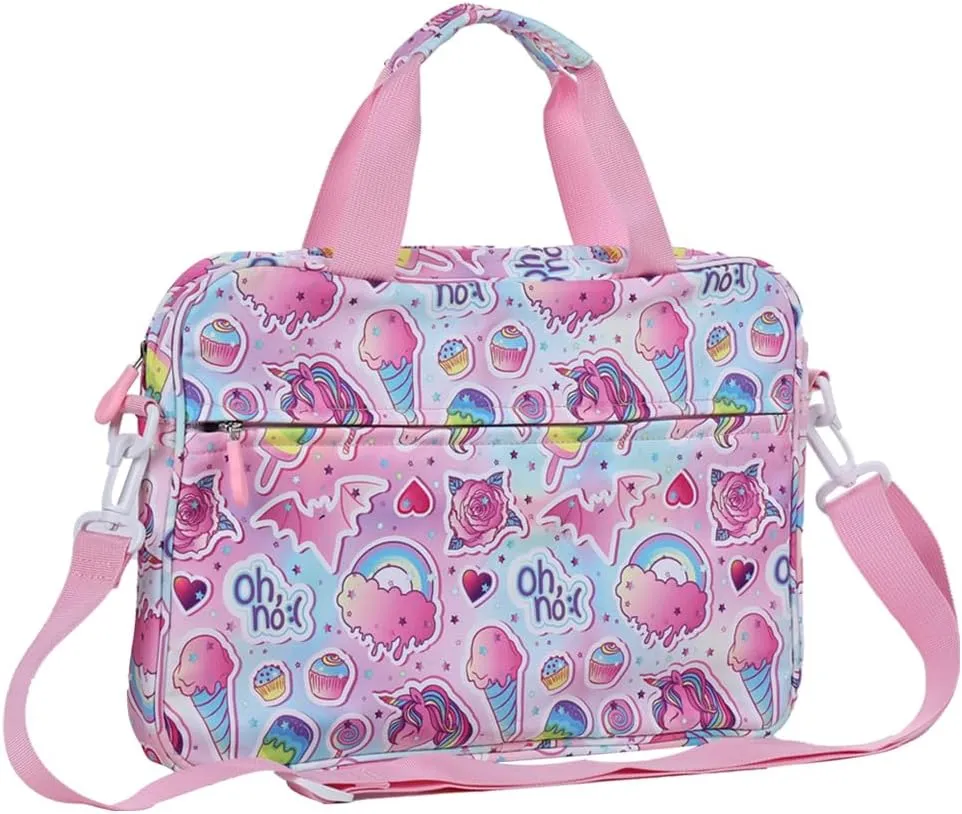 Kids Tablet Bag for Boy Girl Dinosaur Tablet Sleeve Carrying Case with Handle Shoulder Strap 13 inch Tablet Travel Bag