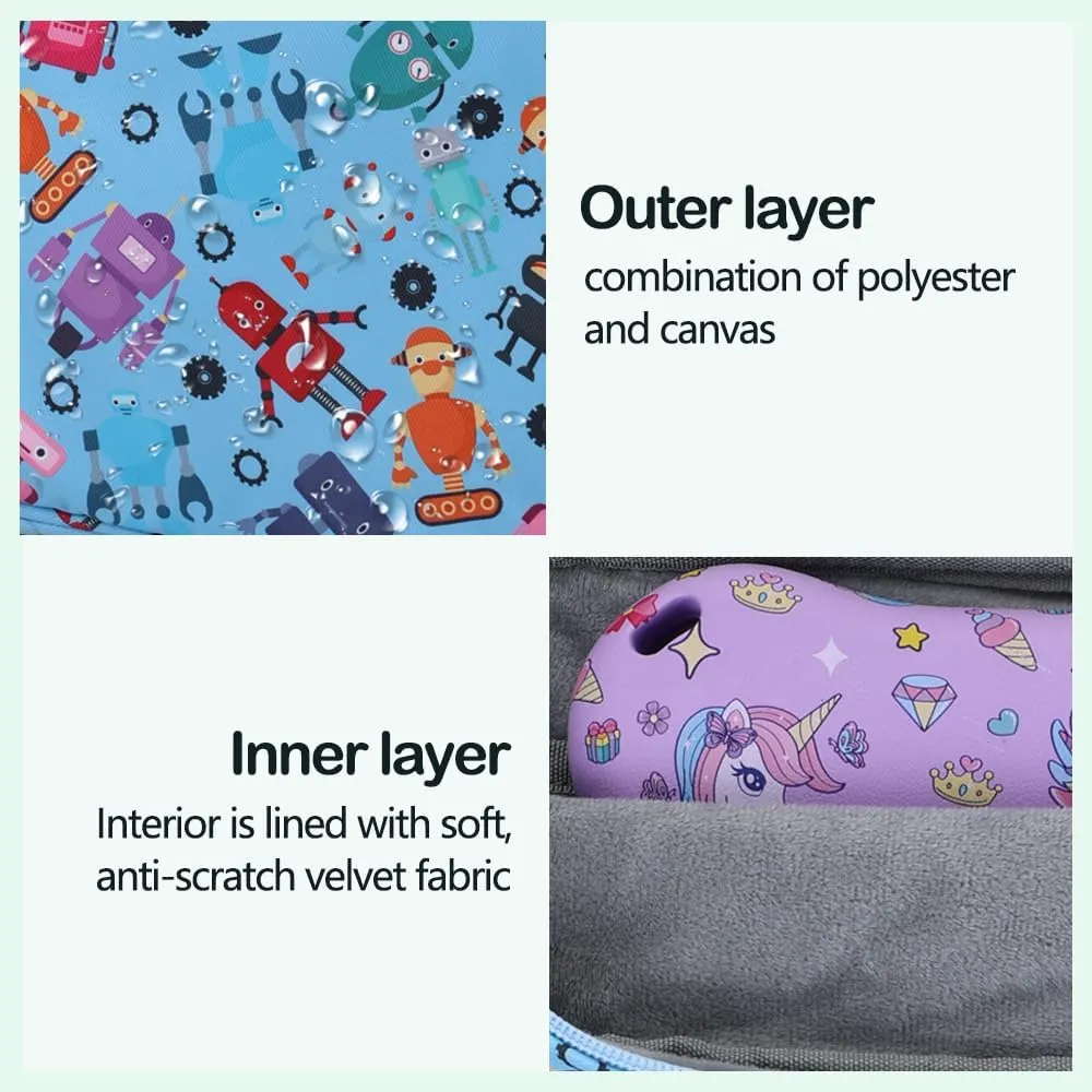 Kids Tablet Bag for Boy Girl Dinosaur Tablet Sleeve Carrying Case with Handle Shoulder Strap 13 inch Tablet Travel Bag