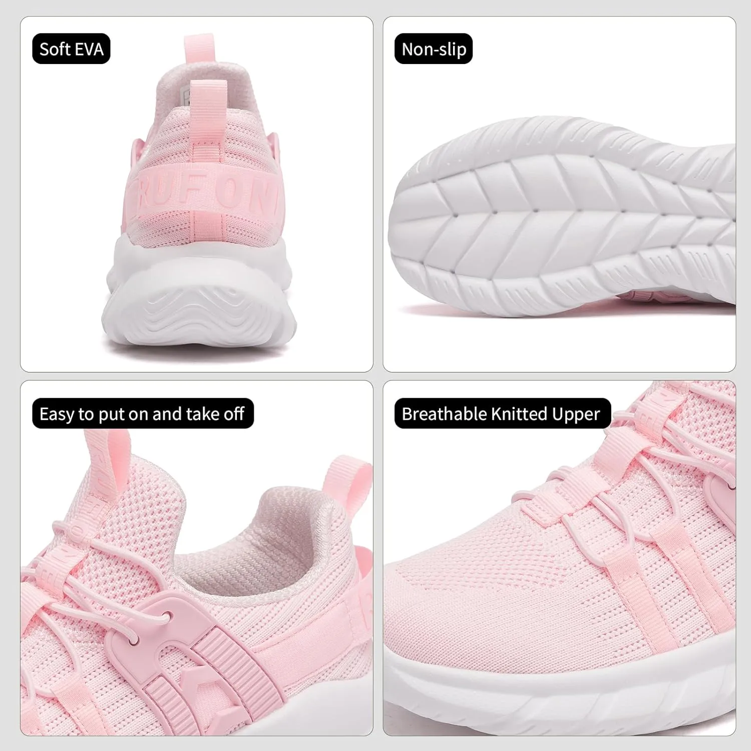 Kids Tennis Shoes for Boys Girls Lightweight Breathable Sneakers Running Athletic Shoes for Toddler/Little Kid/Big Kid