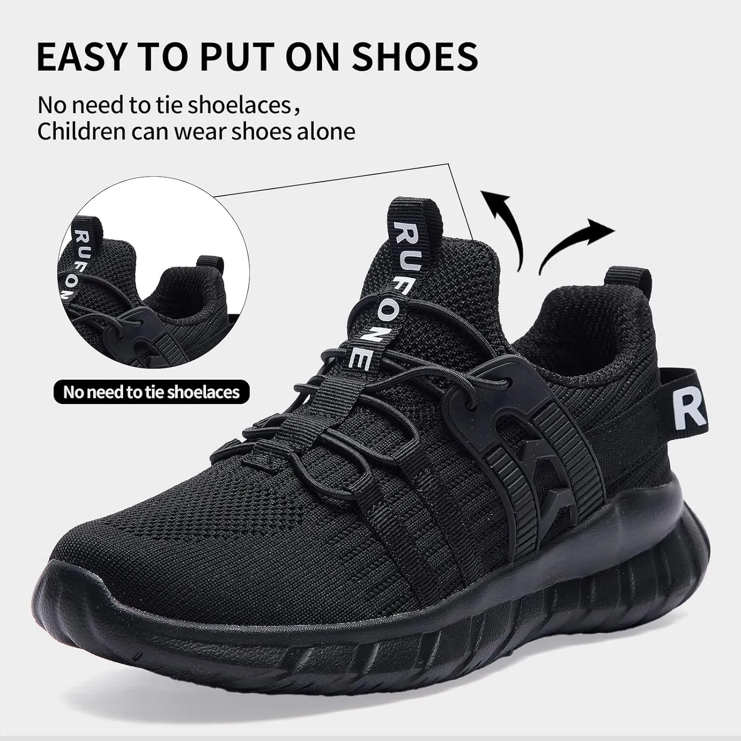 Kids Tennis Shoes for Boys Girls Lightweight Breathable Sneakers Running Athletic Shoes for Toddler/Little Kid/Big Kid