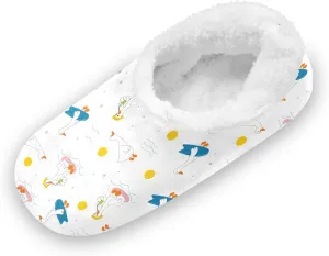 Kids Winter Slippers for Boys Girls Cartoon Duck Funny Warm Soft Non Slip House Slippers Children Indoor