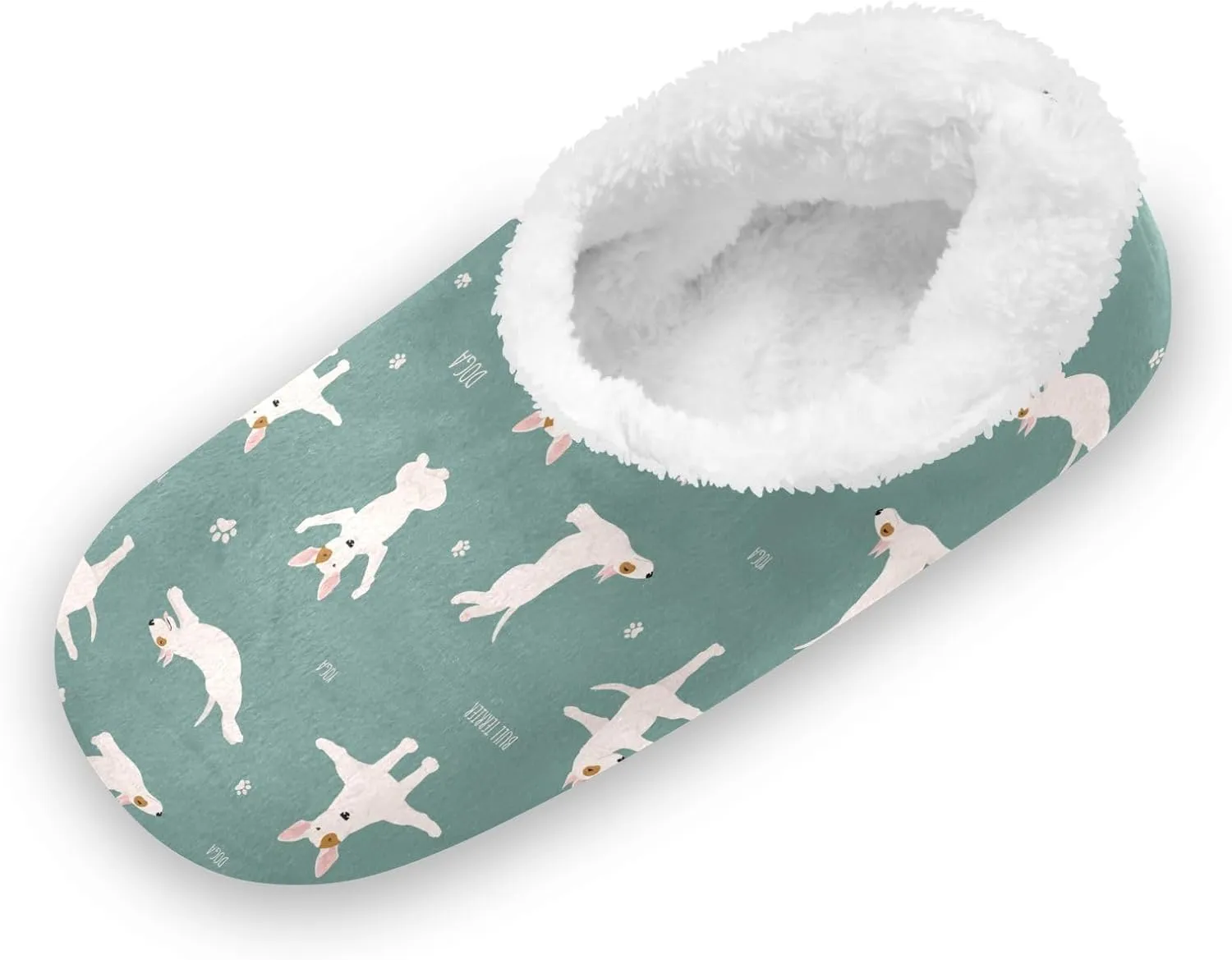 Kids Winter Slippers for Boys Girls Funny Dog Animal Paw Print Warm Soft Non Slip House Slippers Children Indoor
