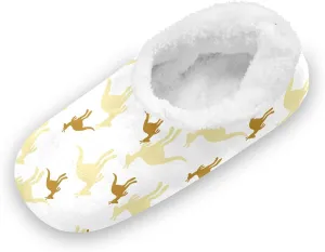 Kids Winter Slippers for Boys Girls Kangaroo Colored Animal Warm Soft Non Slip House Slippers Children Indoor