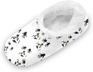 Kids Winter Slippers Seamless Funny Lemurs with Paws Animal Warm Soft Non Slip House Slippers for Boys Girls Indoor