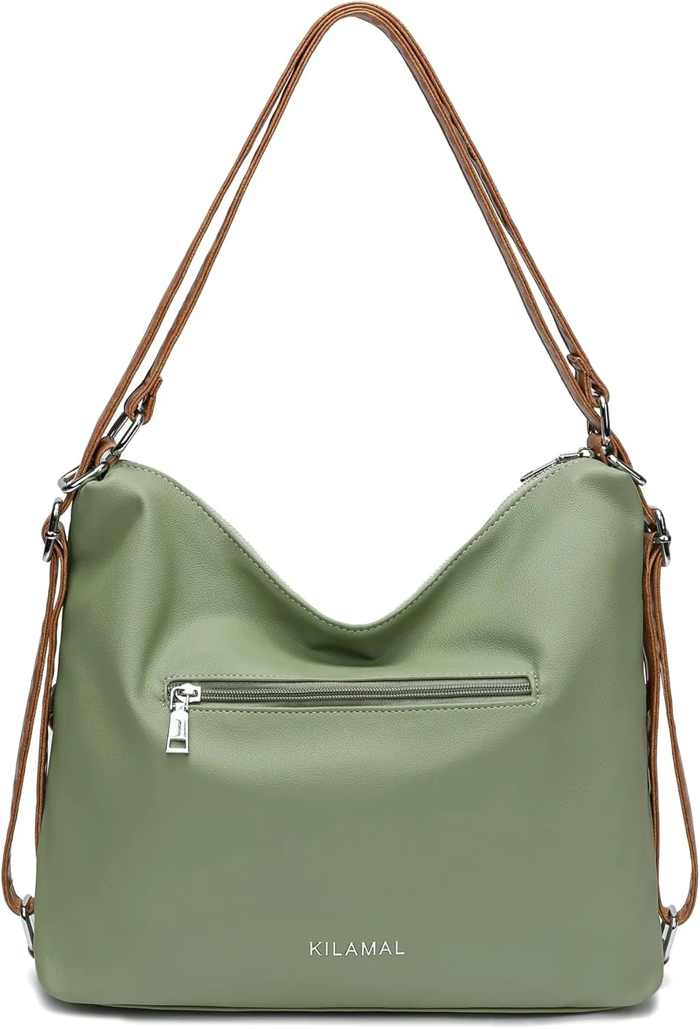 KILAMAL women's hobo bag backpack adjustable crossbody shoulder bag soft PU leather tote handbag