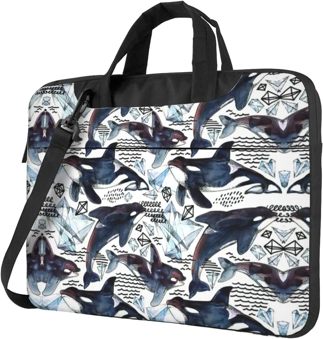 Killer Whale Laptop Bag - Shockproof & Stylish Laptop Handbag For Unique And Safe Laptop Transportation