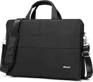 Kinmac 360° Protective Full Cushioned Muti-Compartments Laptop Shoulder Case Bag Briefcase For 16 inch HP,Lenovo,Dell,ASUS,Acer Ultrabook and Business Laptop (Black)