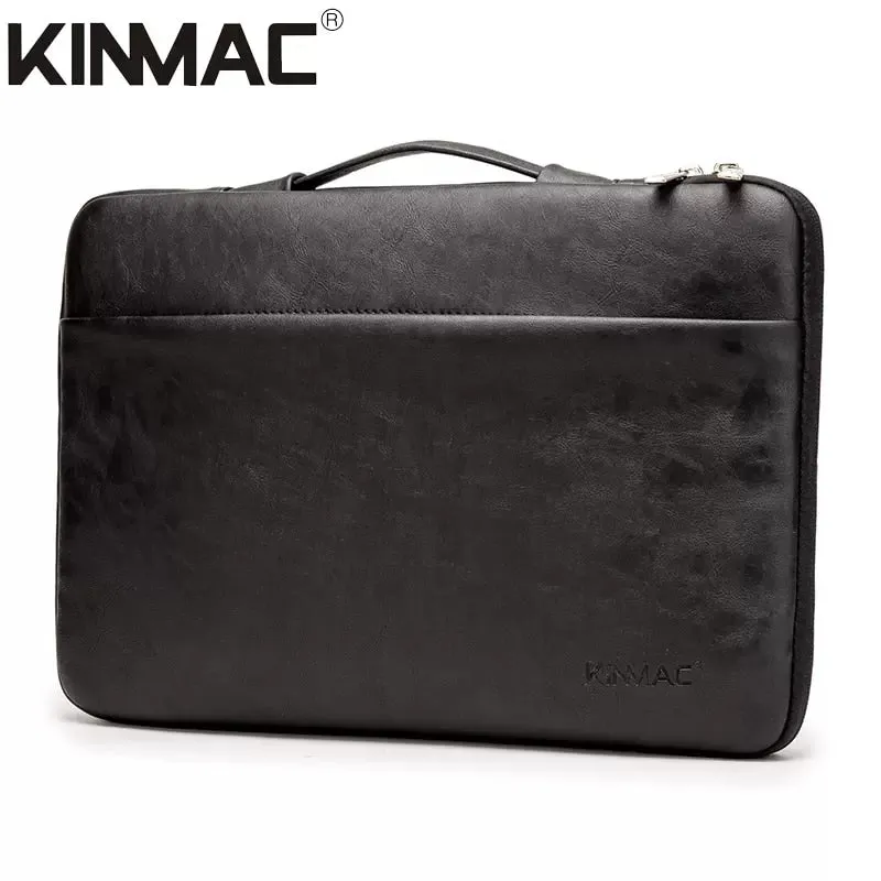 Kinmac Shockproof Laptop Bag - PU Leather