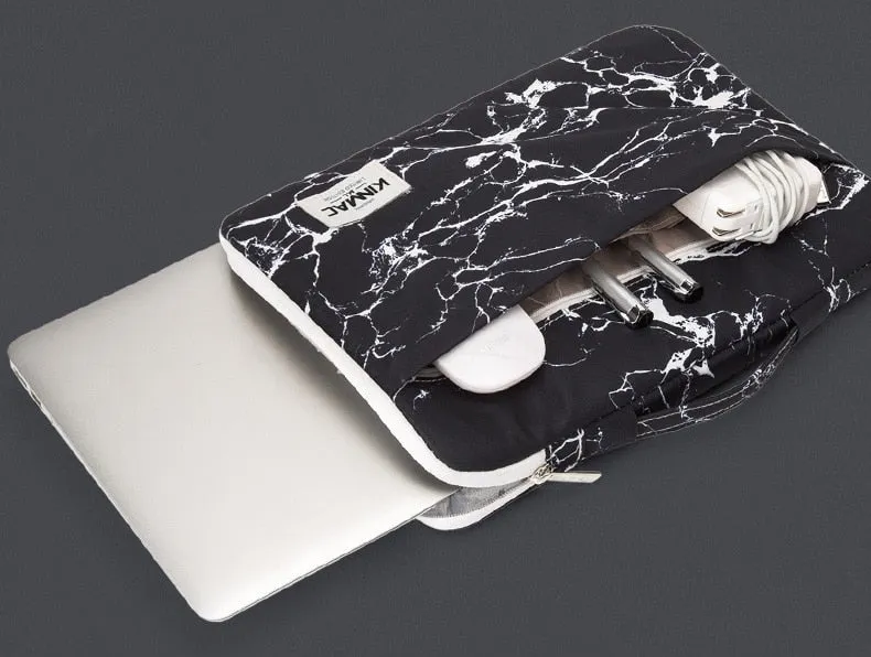 Kinmac Shockproof Laptop Bag - PU Leather