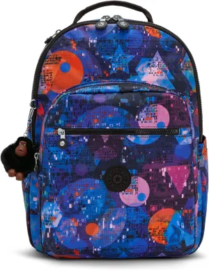 Kipling Seoul Large Printed 15" Laptop Backpack