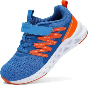koppu Kids Sneakers for Boys Girls Tennis Fashion Shoes Lightweight Running Shoes Breathable Sport Athletic