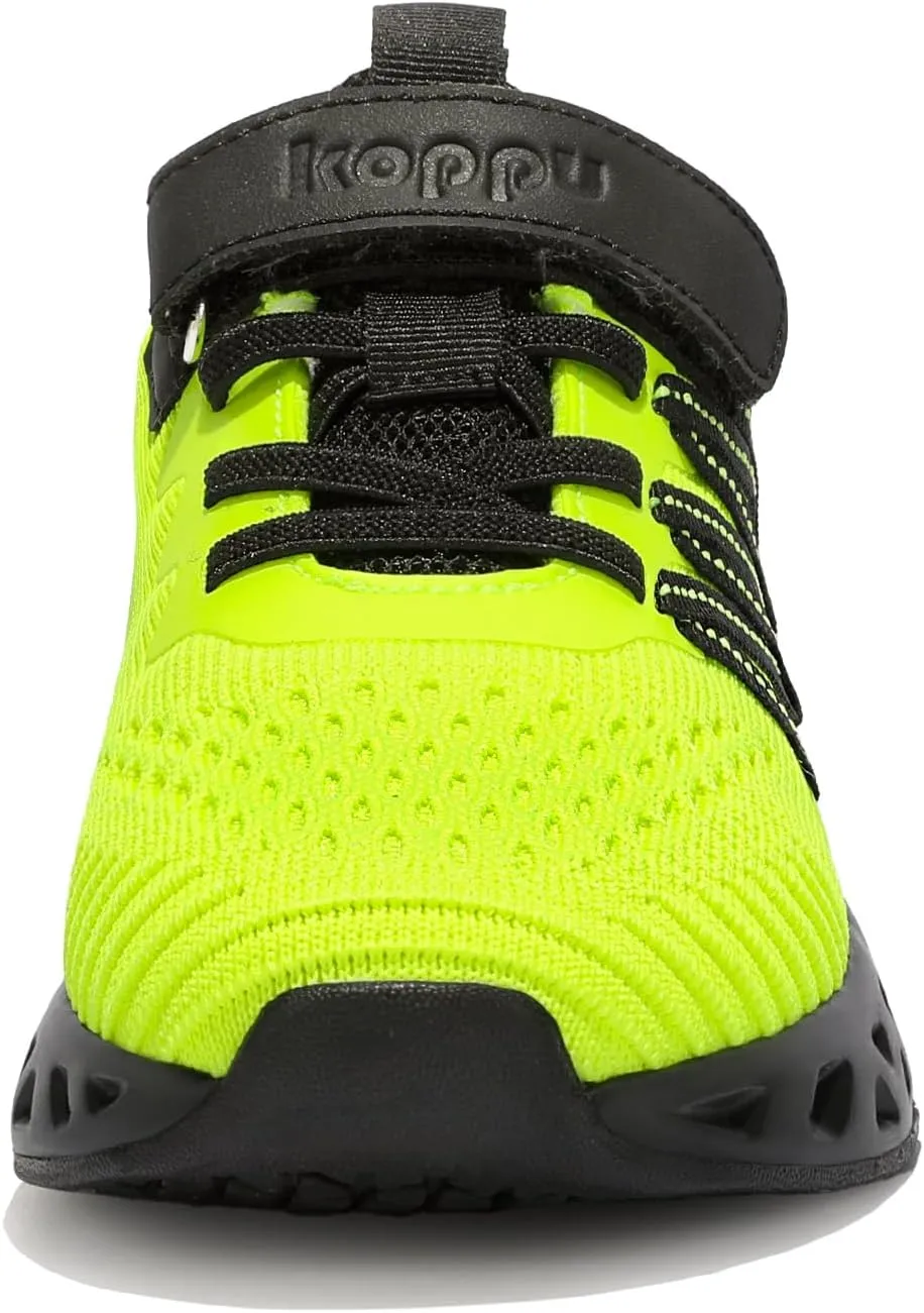 koppu Kids Sneakers for Boys Girls Tennis Fashion Shoes Lightweight Running Shoes Breathable Sport Athletic