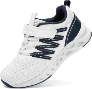 koppu Kids Sneakers for Boys Girls Tennis Fashion Shoes Lightweight Running Shoes Breathable Sport Athletic