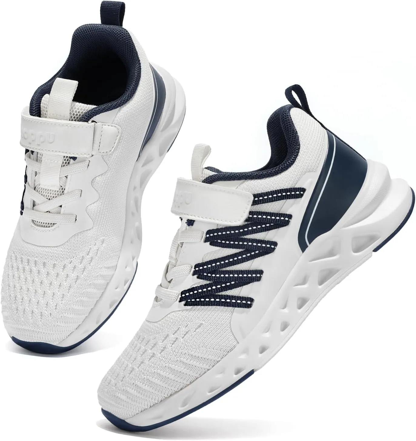 koppu Kids Sneakers for Boys Girls Tennis Fashion Shoes Lightweight Running Shoes Breathable Sport Athletic