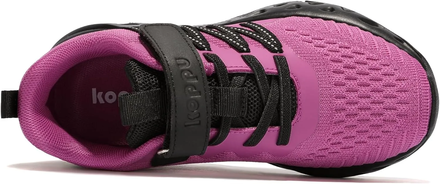koppu Kids Sneakers for Boys Girls Tennis Fashion Shoes Lightweight Running Shoes Breathable Sport Athletic