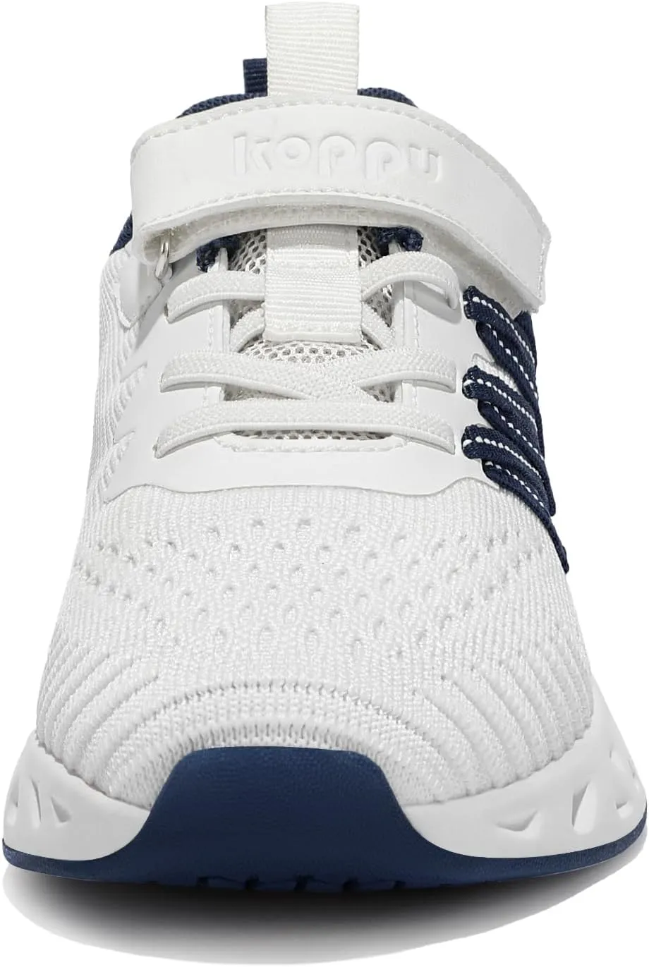 koppu Kids Sneakers for Boys Girls Tennis Fashion Shoes Lightweight Running Shoes Breathable Sport Athletic
