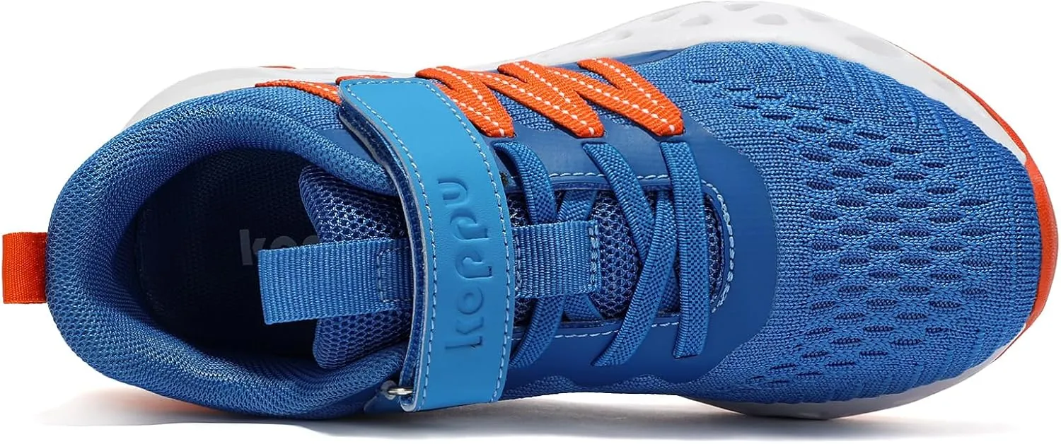 koppu Kids Sneakers for Boys Girls Tennis Fashion Shoes Lightweight Running Shoes Breathable Sport Athletic