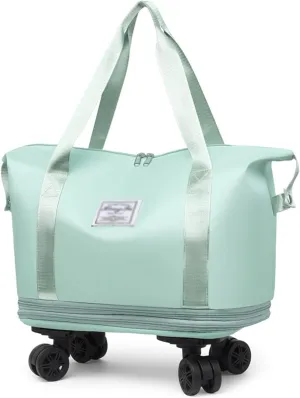Kulken Travel Bag with Wheels, Kulken, 2025 New Large Capacity Travel Bag, Universal Wheel Removable (Green)
