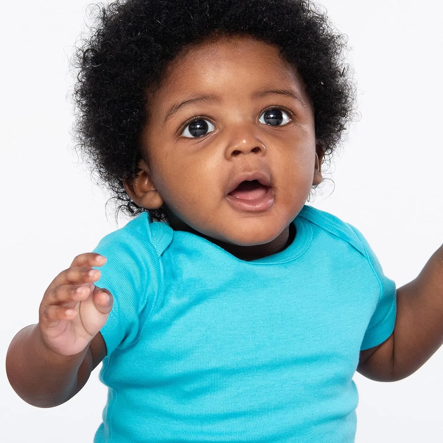 Lamaze unisex-baby Super Combed Natural Cotton Short Sleeve Bodysuit, Snap Closure, 3 PackShirt