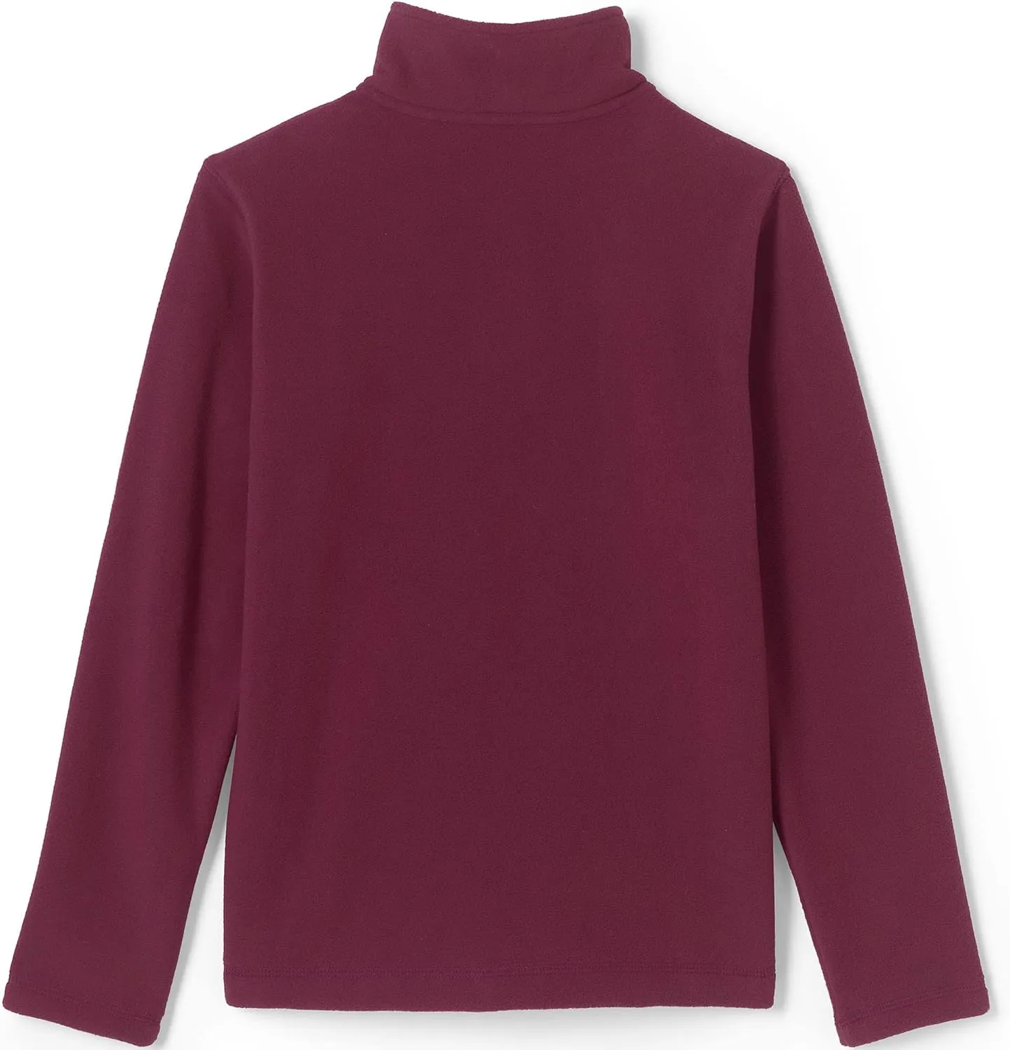 Lands' End School Uniform Kids Lightweight Fleece Quarter Zip Pullover