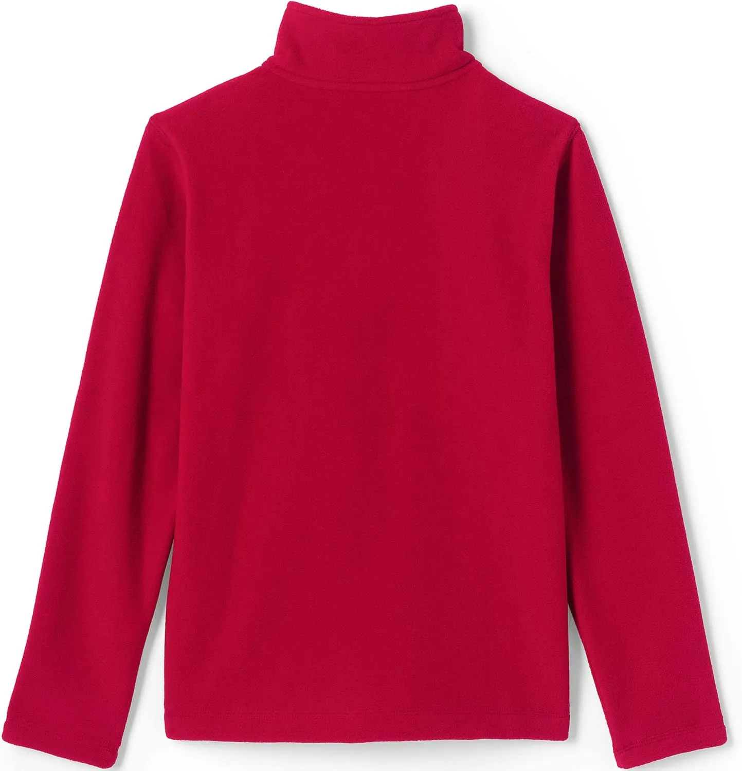 Lands' End School Uniform Kids Lightweight Fleece Quarter Zip Pullover