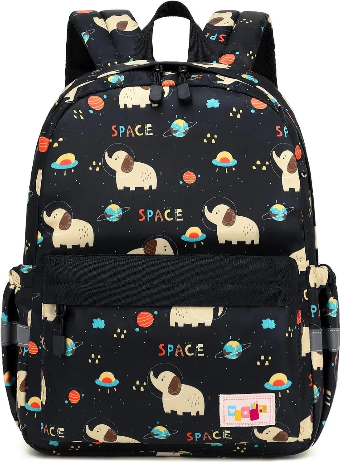 Lanola Kids Toddler Travel Backpack Cool Cute Cartoon Daypack children School Bags - Black Elephant