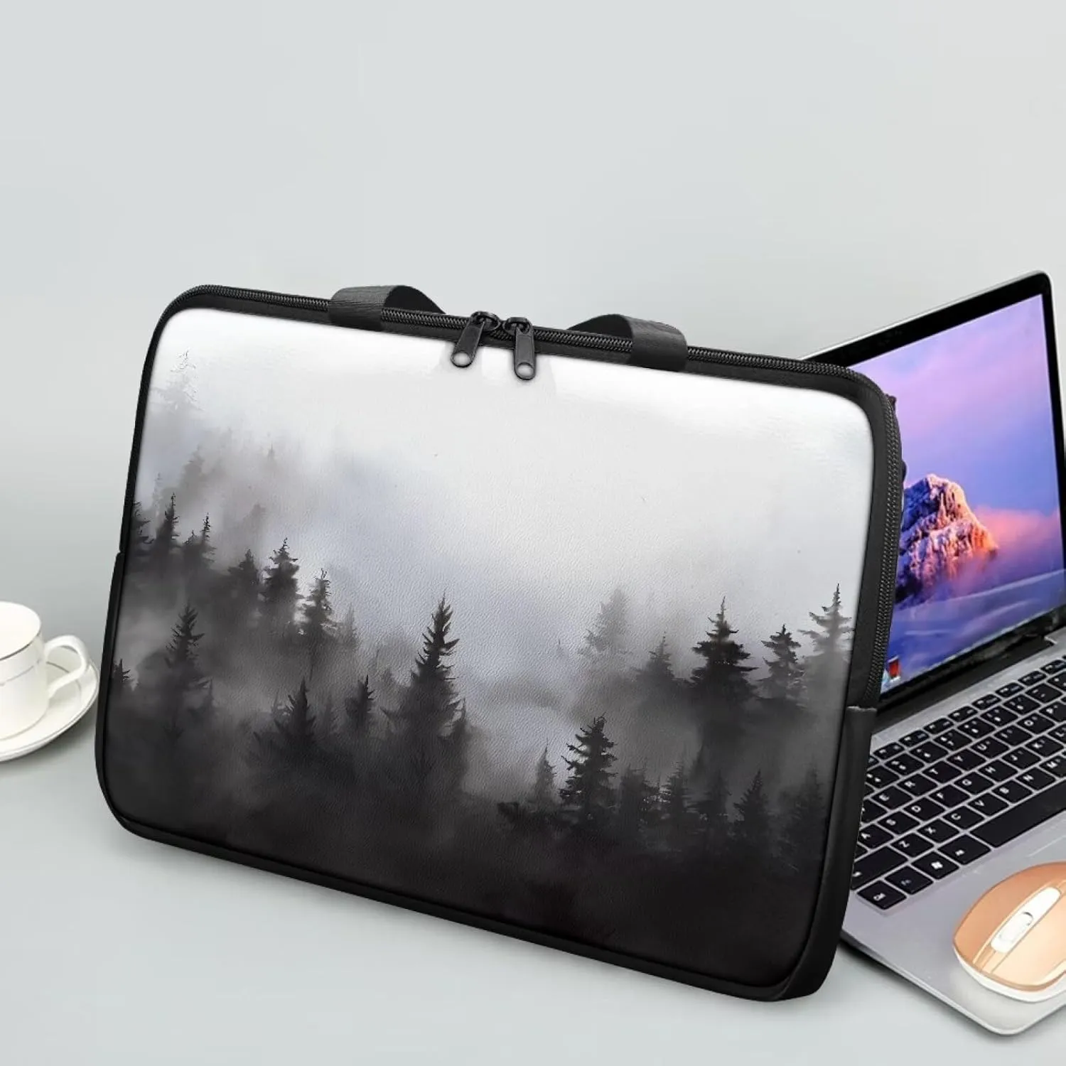 Laptop Bag Case Waterproof Zipper Portable Computer Carrying Bag for Office Business School 10 Inch- 17 Inch