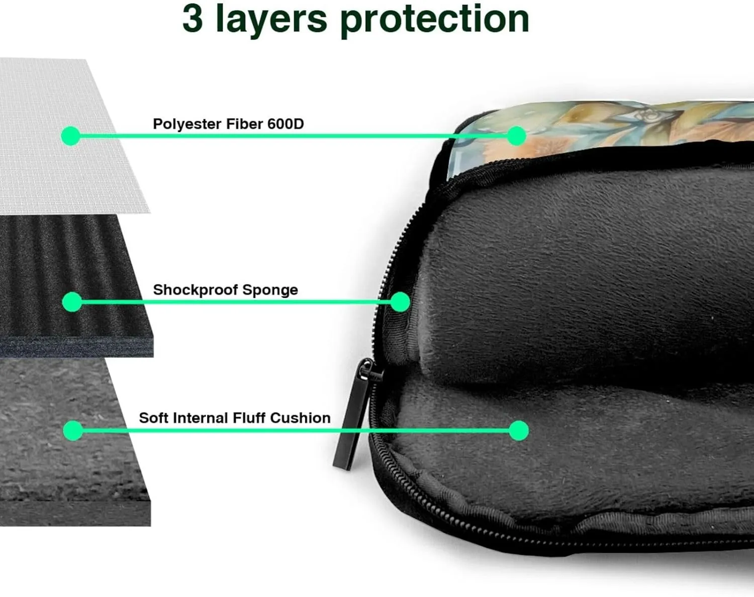 Laptop Bag for Women Men Computer Bag Laptop Briefcase Two Bears in a Garland Laptop Shoulder Bag Work Bag for Travel Office