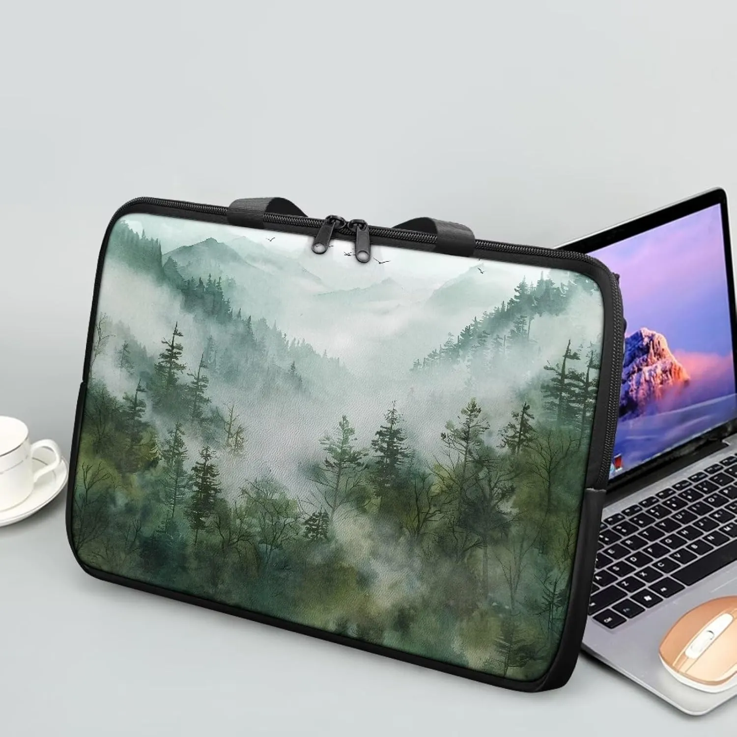 Laptop Bag for Women Men Waterproof Carrying Case Zipper Computer Handbag for Office Business 10 Inch- 17 Inch