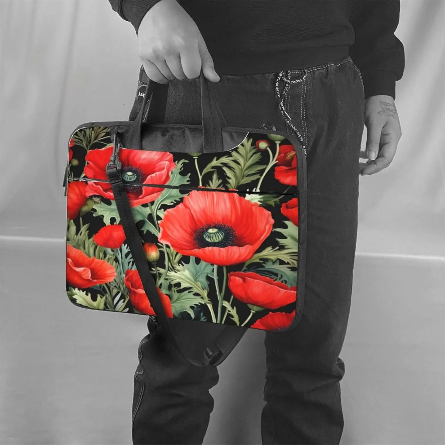 Laptop Bag Vantage Sunflower Old Newspaper Laptop Tote Bag Women Men Laptop Sleeve Case Lightweight Computer Bag