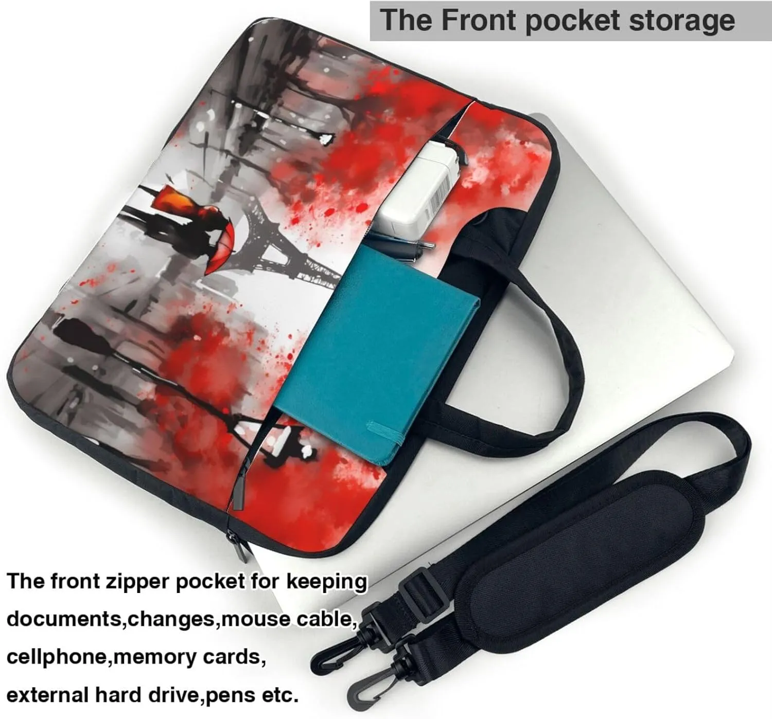 Laptop Crossbody Bag fit,Little Snowman Handbag CrossbodyBag, Suitable for Office School Travel
