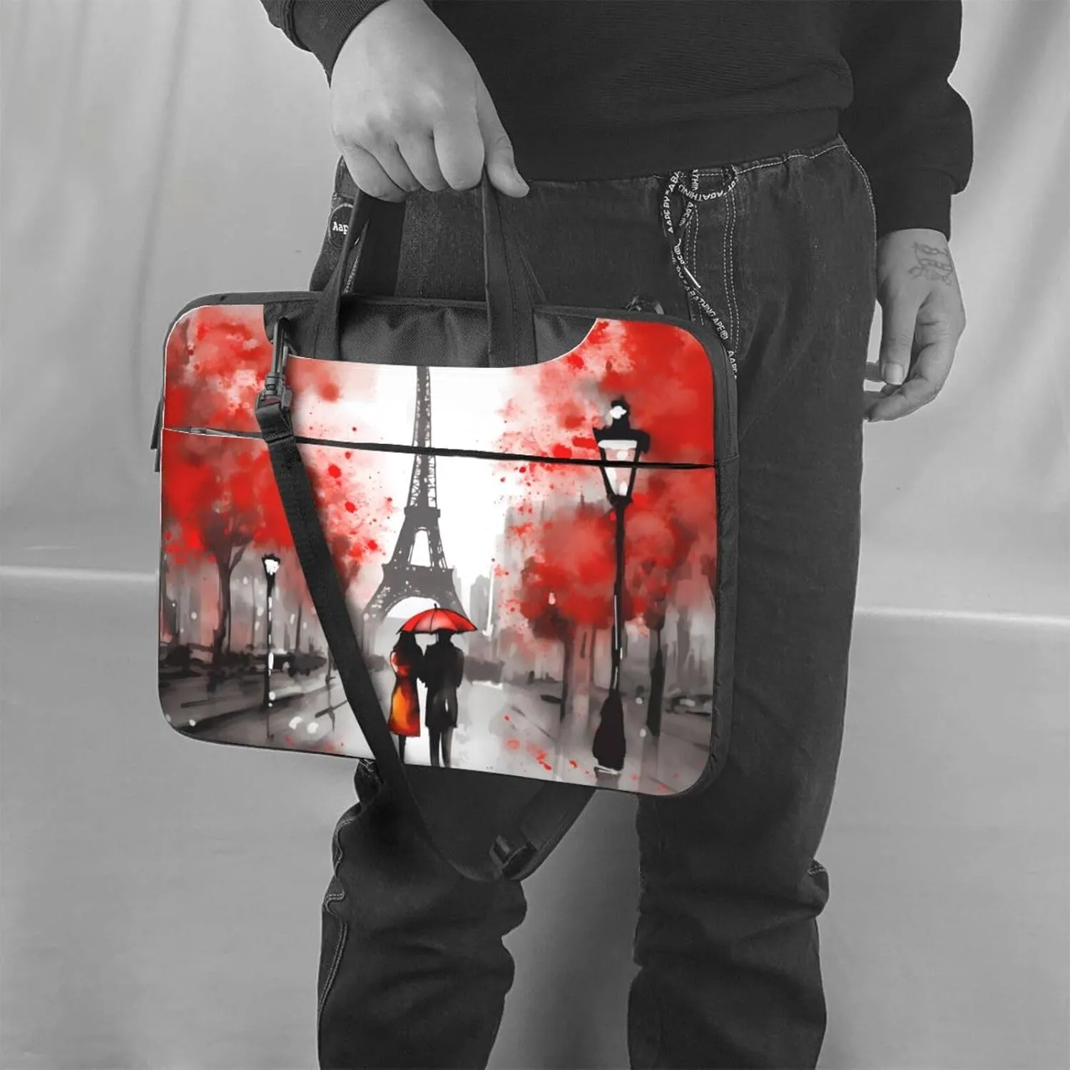 Laptop Crossbody Bag fit,Little Snowman Handbag CrossbodyBag, Suitable for Office School Travel