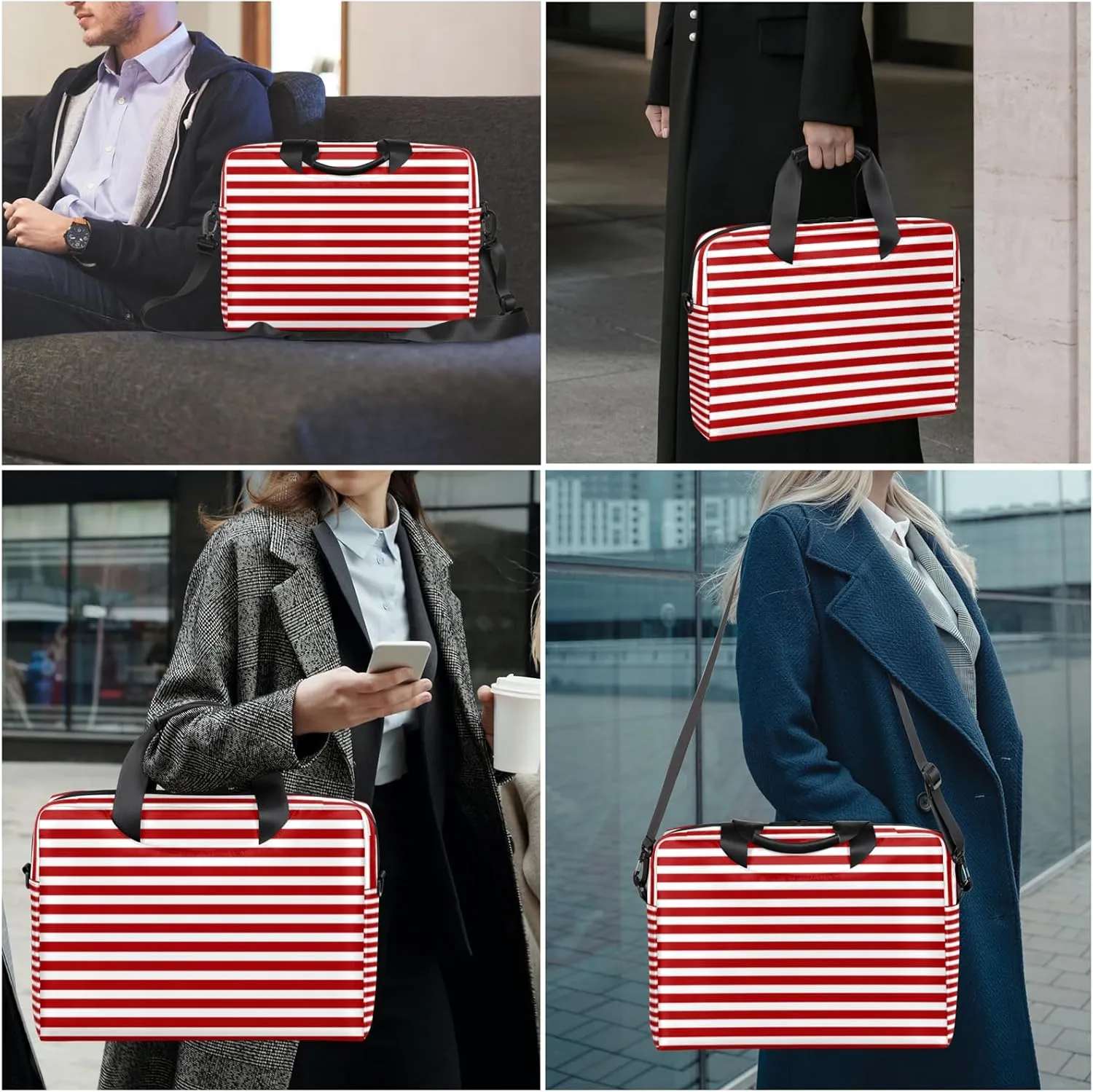Laptop Shoulder Bag 14 15 15.6 inch Computer Travel Offices Work Briefcase Bags
