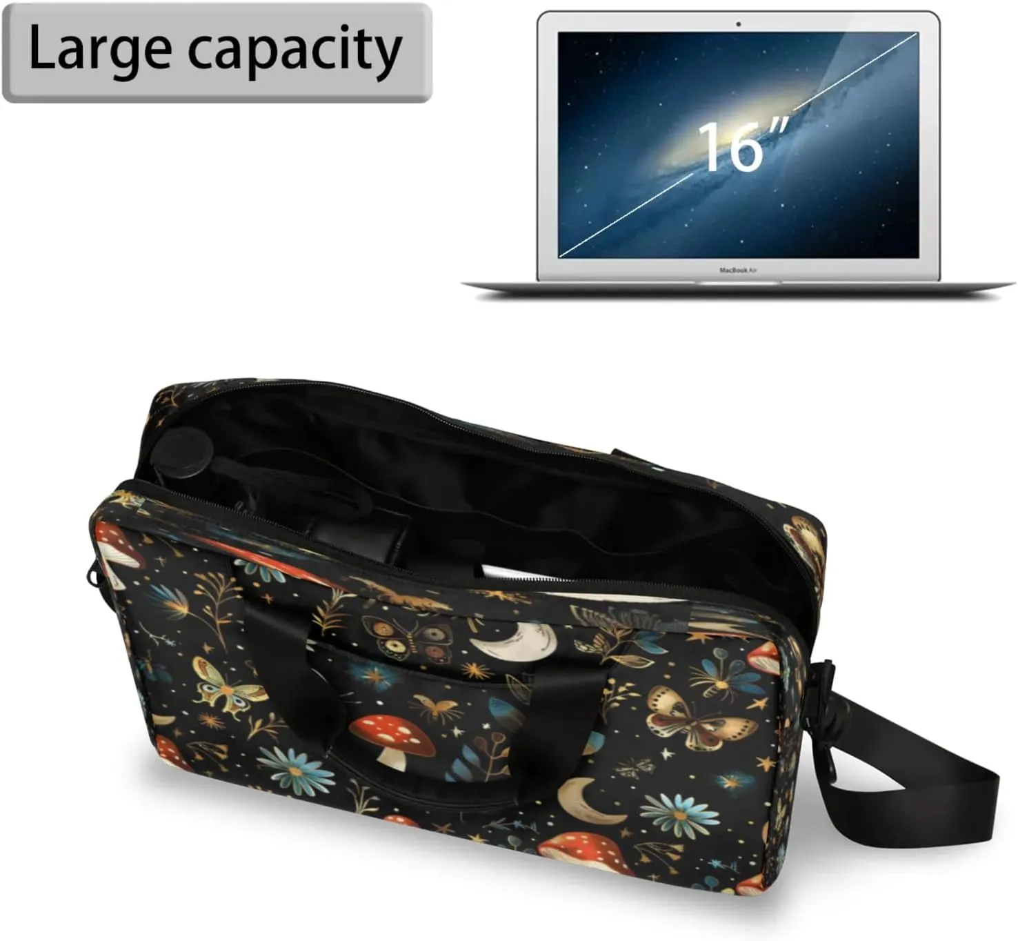 Laptop Shoulder Bag Compatible with Handle, Messenger Shoulder Case for Laptop or Tablet, Laptop Carrying Case