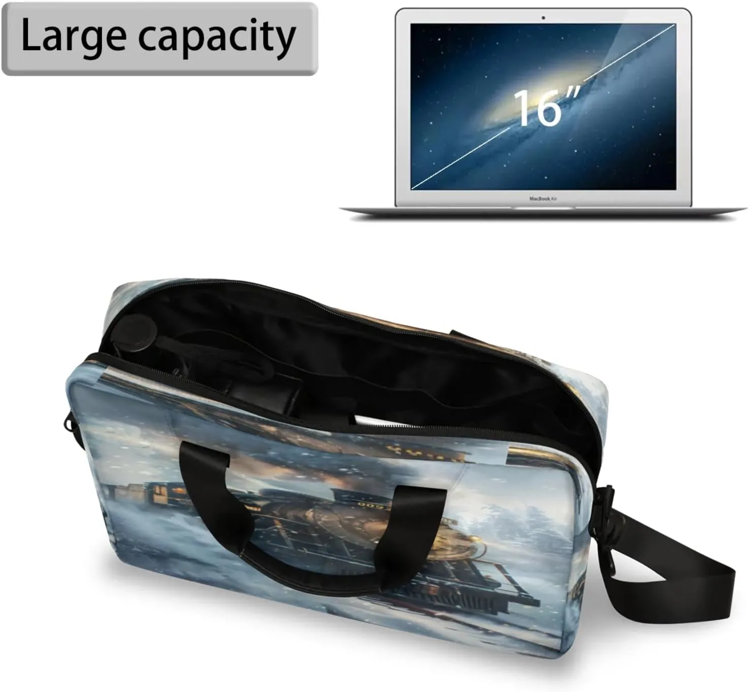 Laptop Shoulder Bag Compatible with Handle, Messenger Shoulder Case for Laptop or Tablet, Laptop Carrying Case